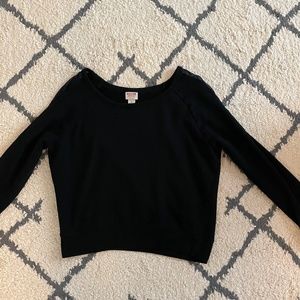 Lightweight black sweater